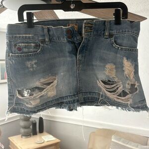 Jean short shorts